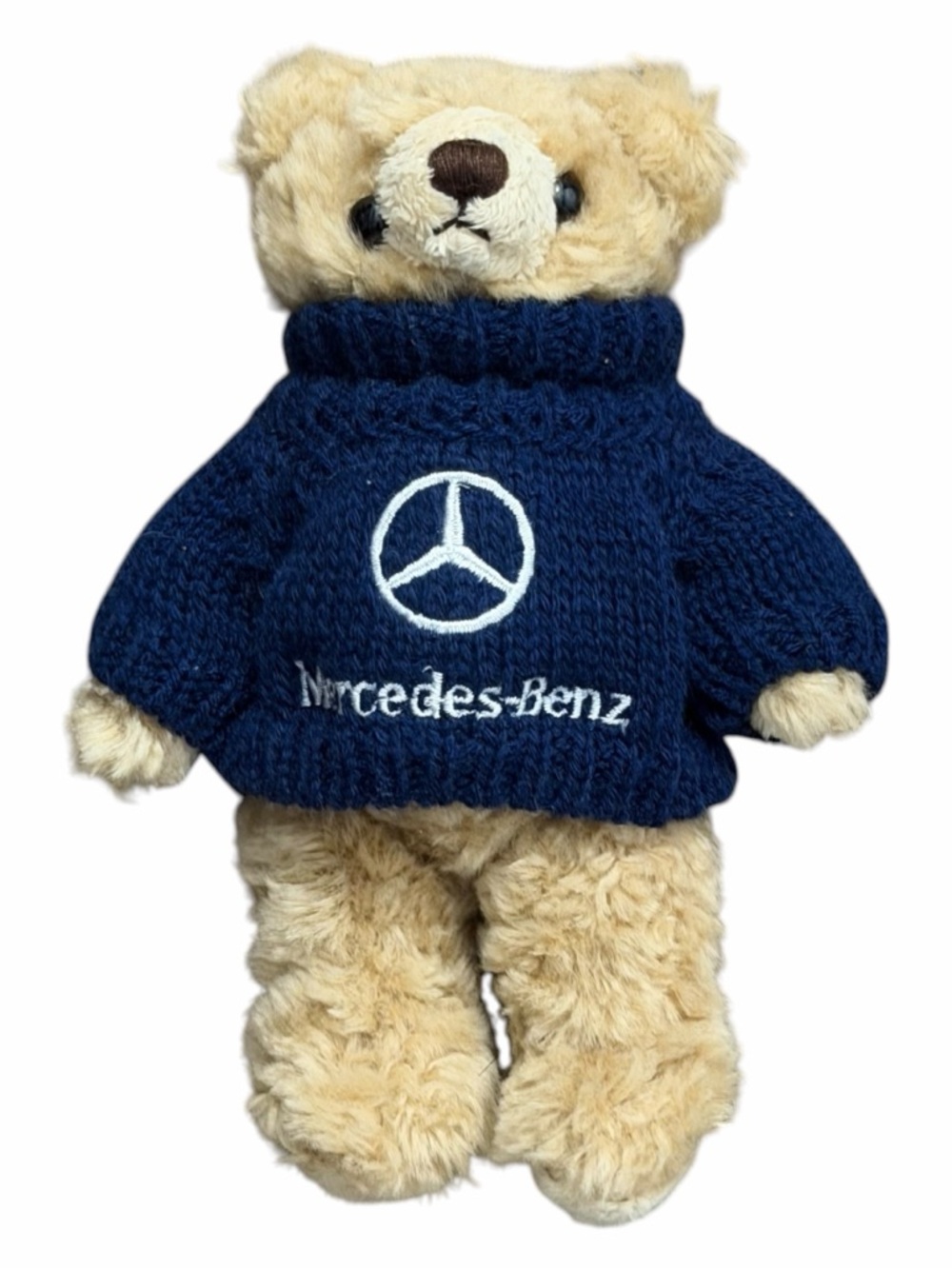 Herrington Teddy Bears Mercedes-Benz Curly Plush Teddy Bear Navy 2013 7” OG Rare